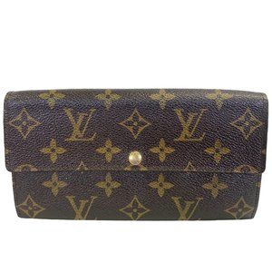 Authentic Louis Vuitton Wallet Long Portefeiulle Sarah Bifold Monogram LV Vintag